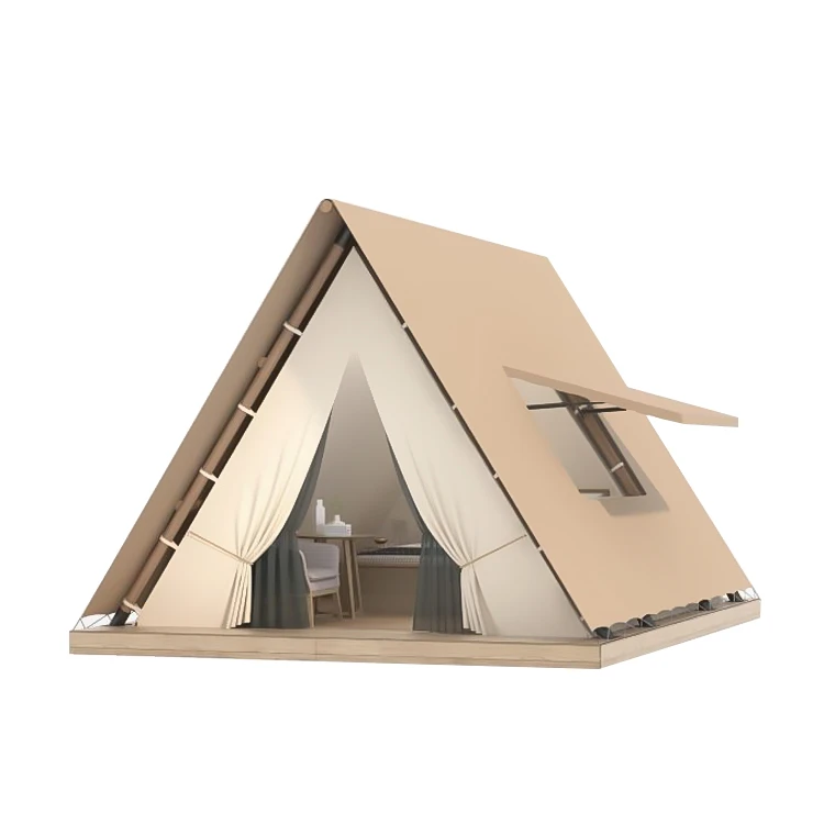 Tente de glamping à cadre en A