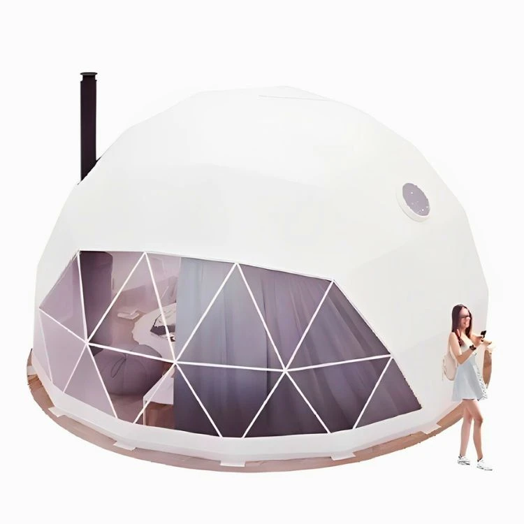 Tente dôme de glamping