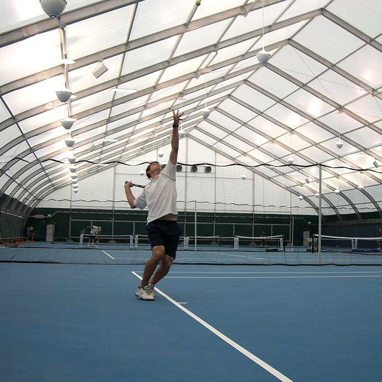 Tente pour court de tennis
